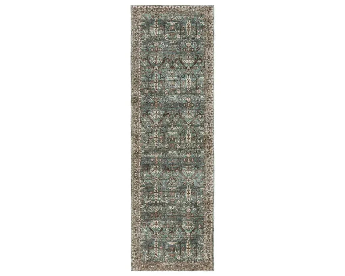 Keyara KNC05 Green/Ivory Rug