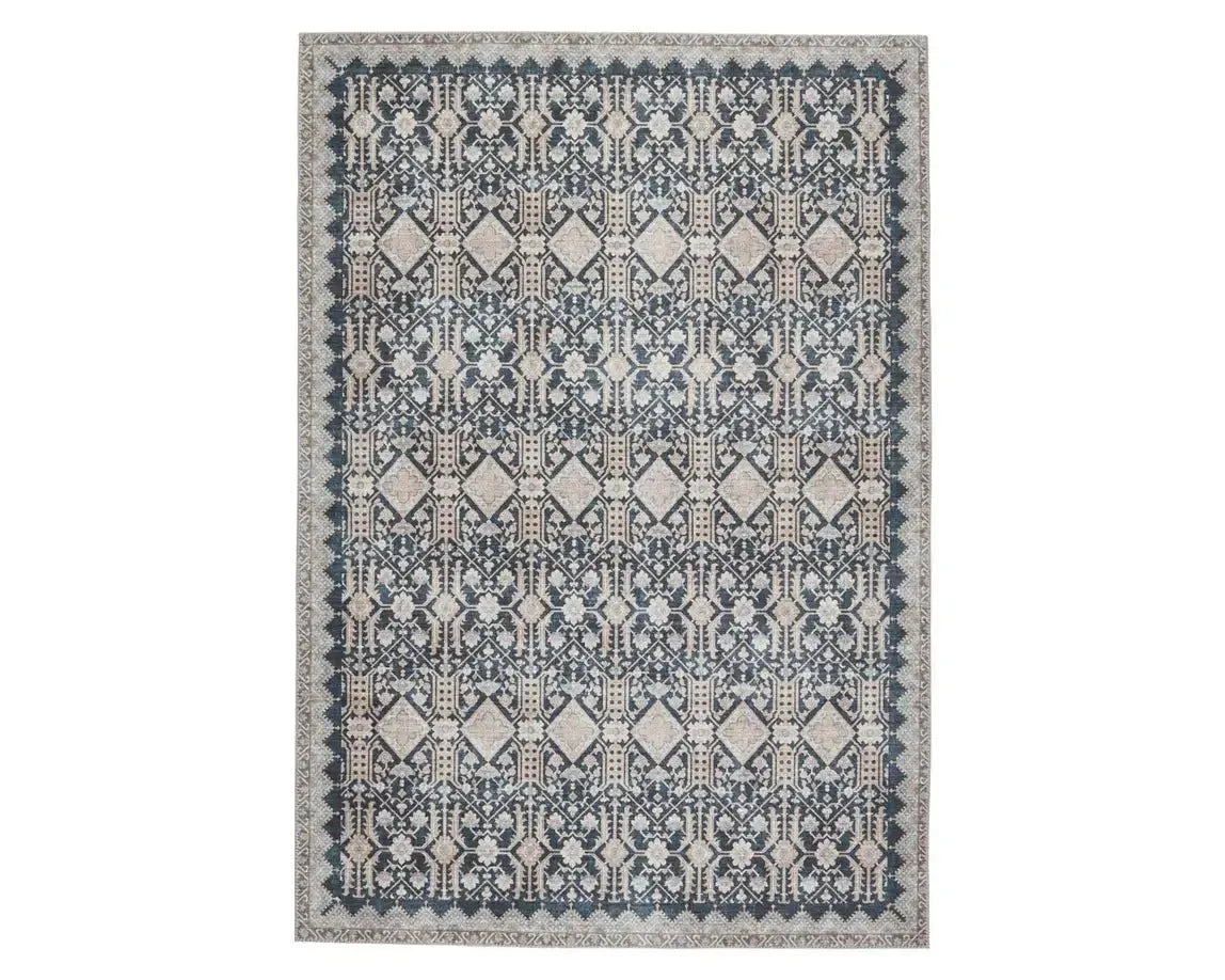 Keyara KNC07 Blue/Tan Rug