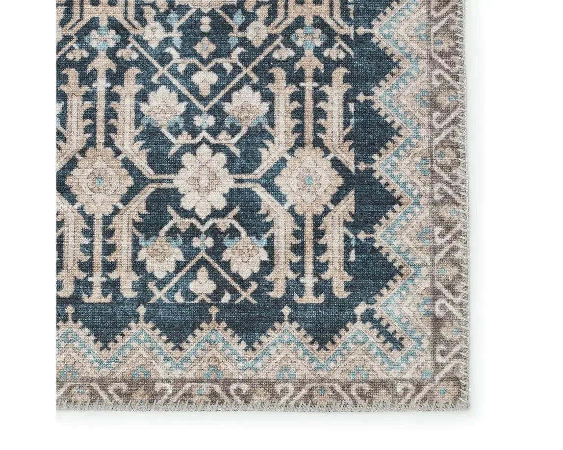 Keyara KNC07 Blue/Tan Rug