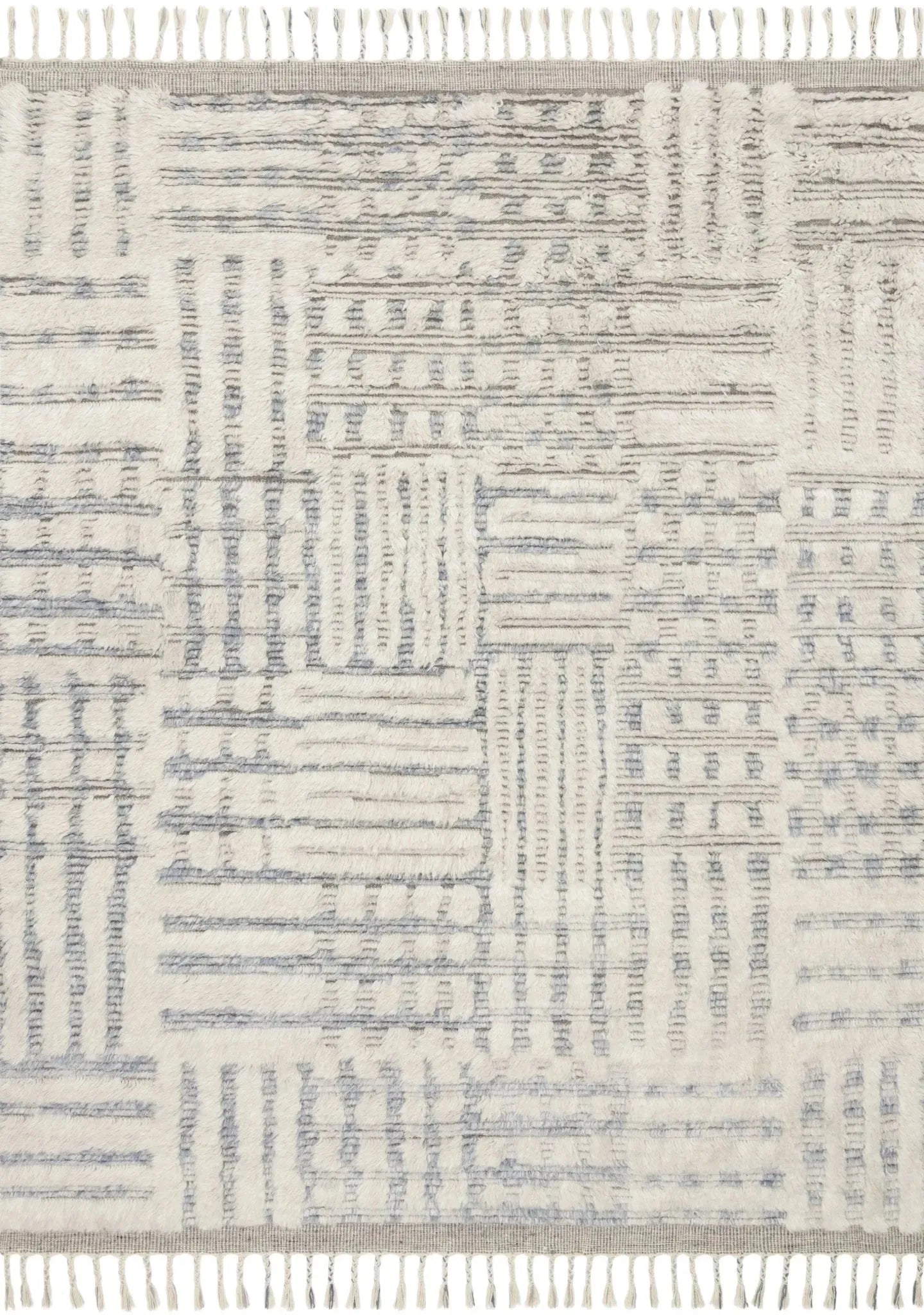 Khalid Kf-01 Ivory/Sky Rug