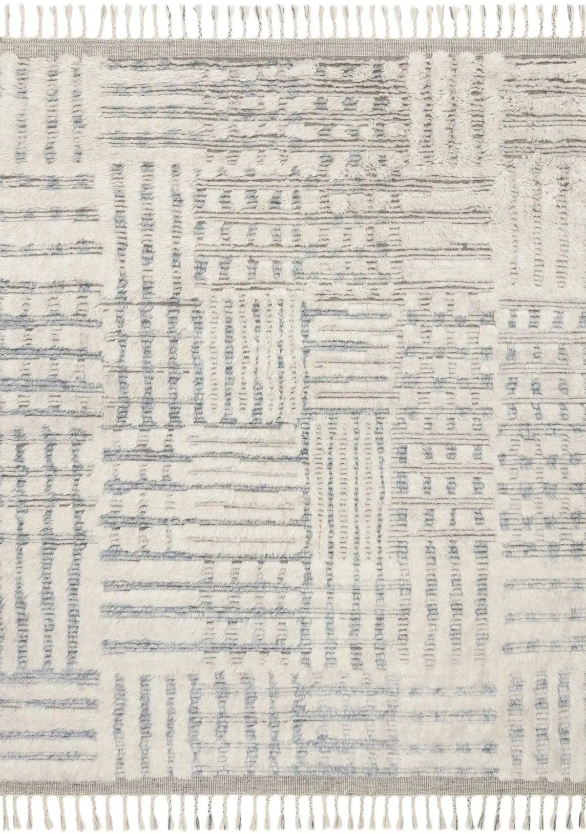 Khalid Kf-01 Ivory/Sky Rug