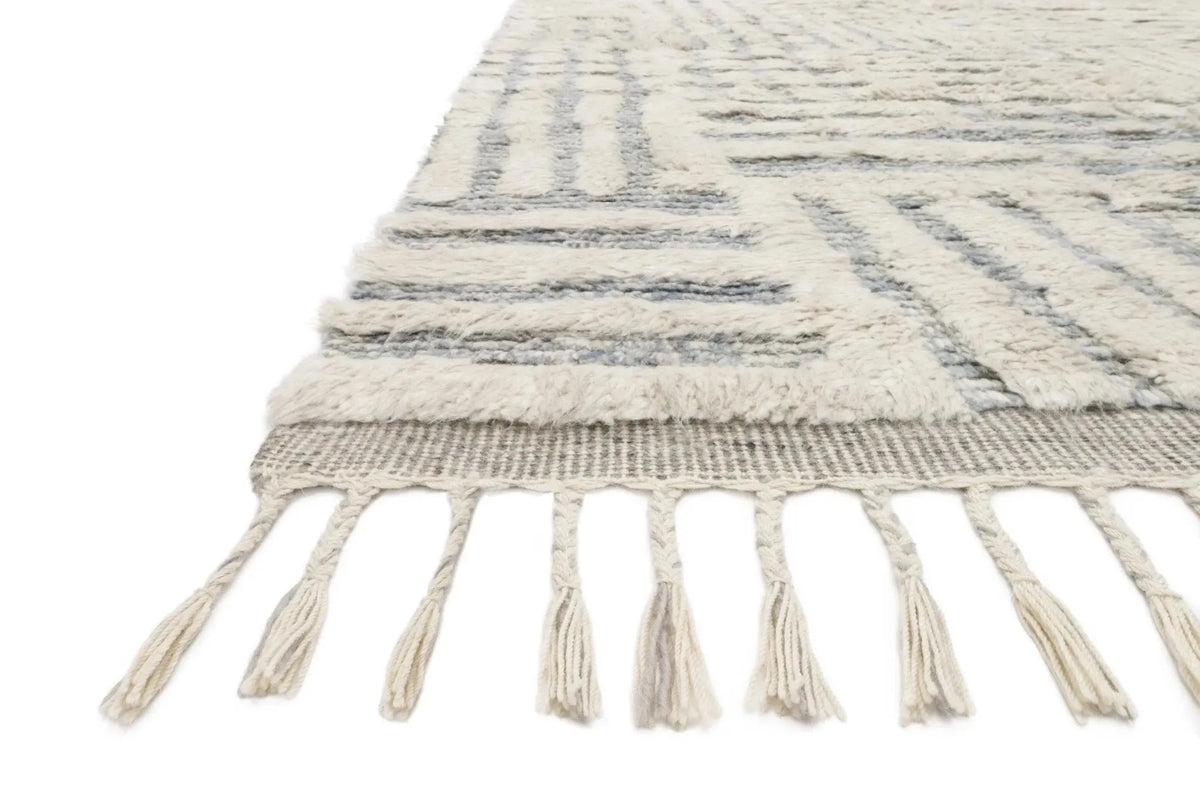 Khalid Kf-01 Ivory/Sky Rug