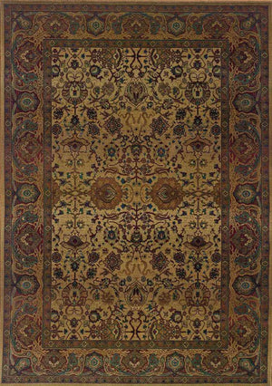 Kharma 332W Beige/ Red Rug