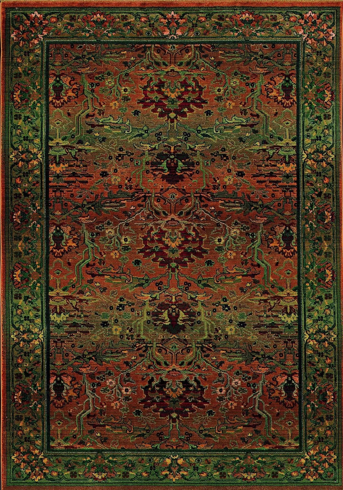 Kharma 465J Green/ Beige Rug