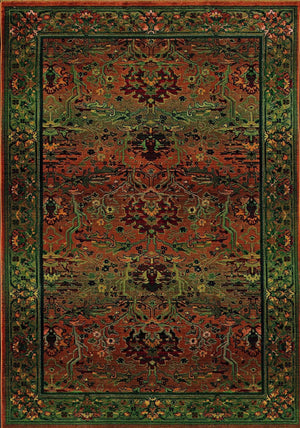 Kharma 465J Green/ Beige Rug