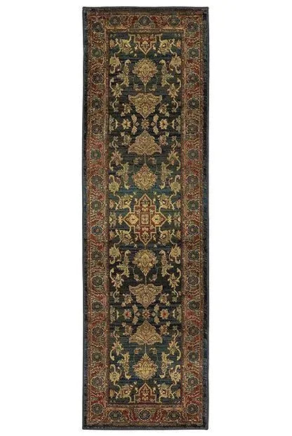 Kharma 836F Blue/ Red Rug