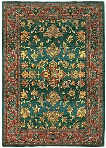 Kharma 836F Blue/ Red Rug