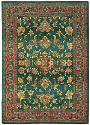 Kharma 836F Blue/ Red Rug