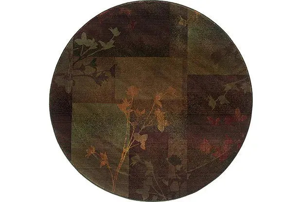 Kharma II 1048D Purple/ Green Rug