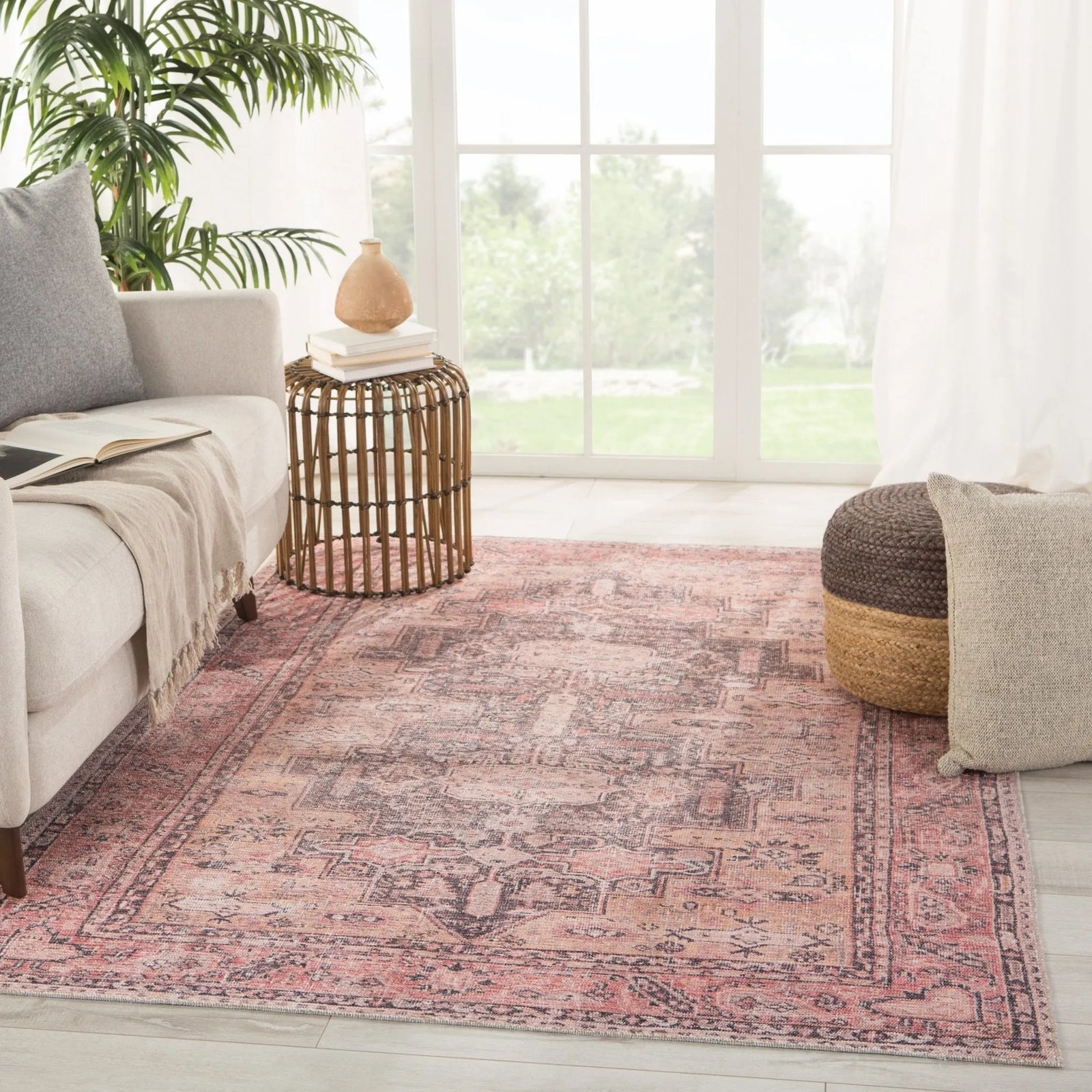 Kindred Knd06 Cosima Pink/Dark Purple Rug