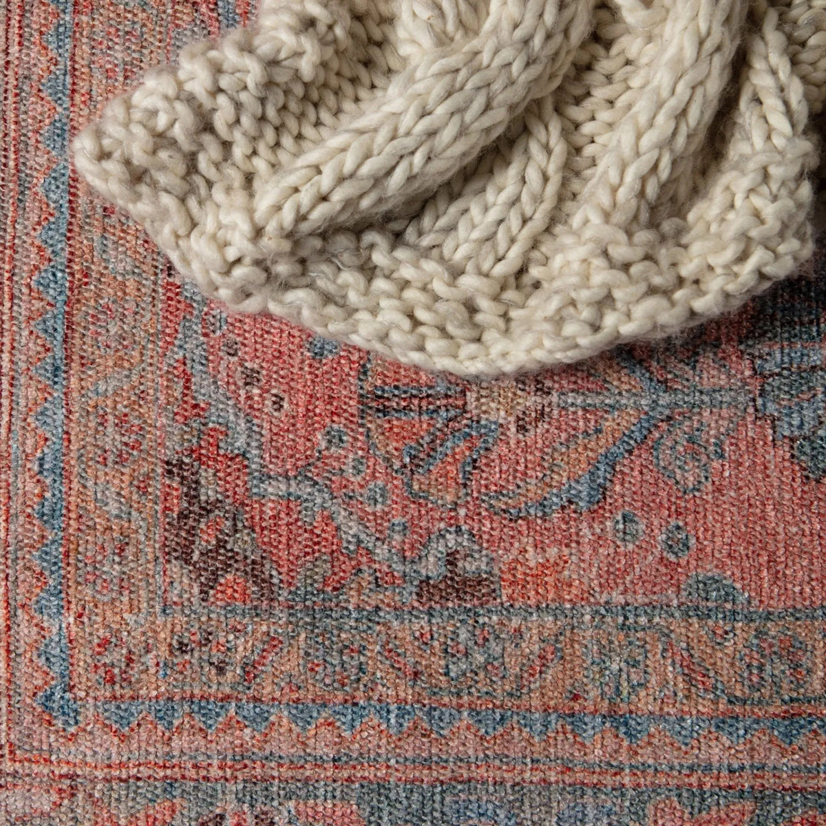 Kindred Knd07 Pippa Pink/Light Blue Rug