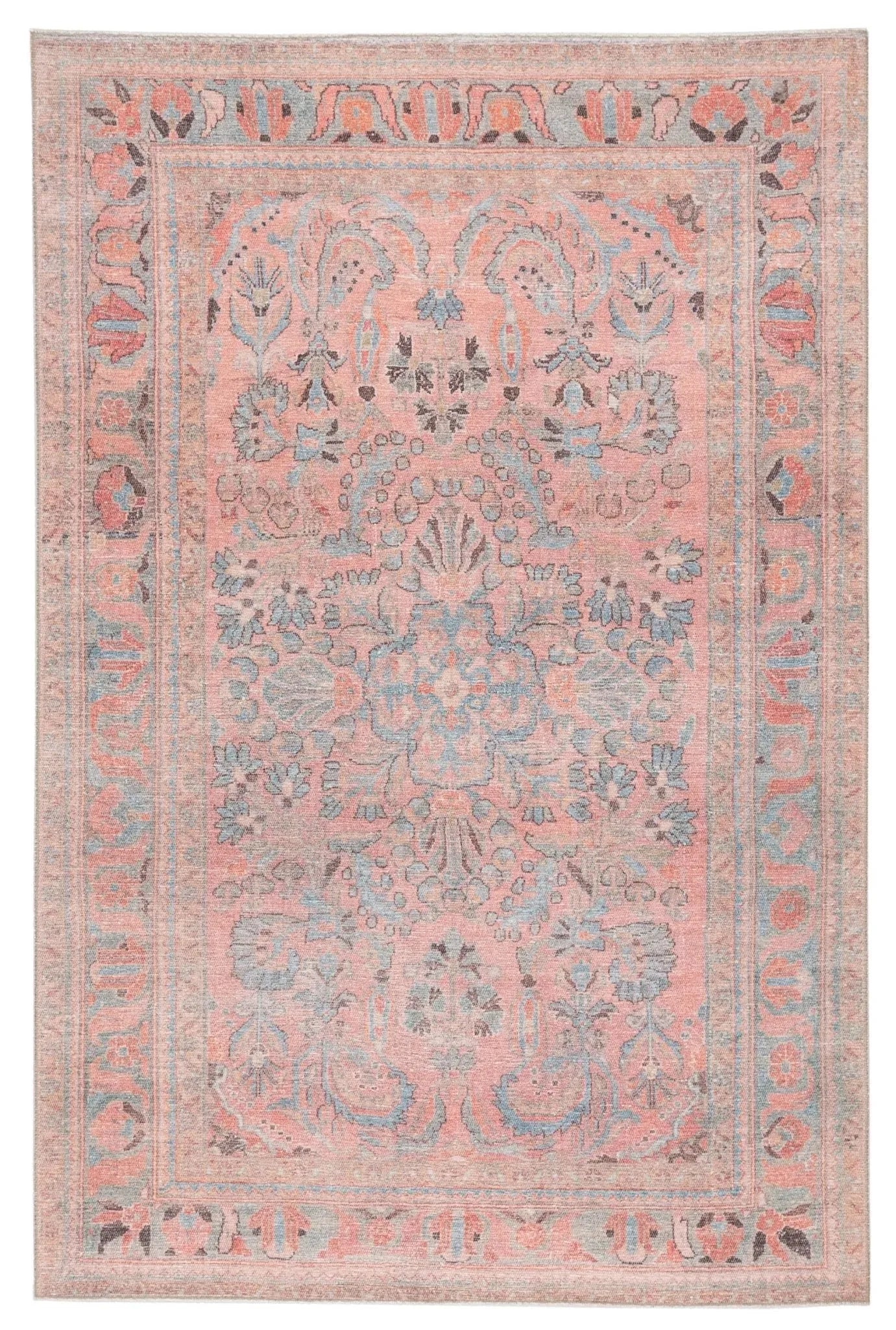Kindred Knd07 Pippa Pink/Light Blue Rug