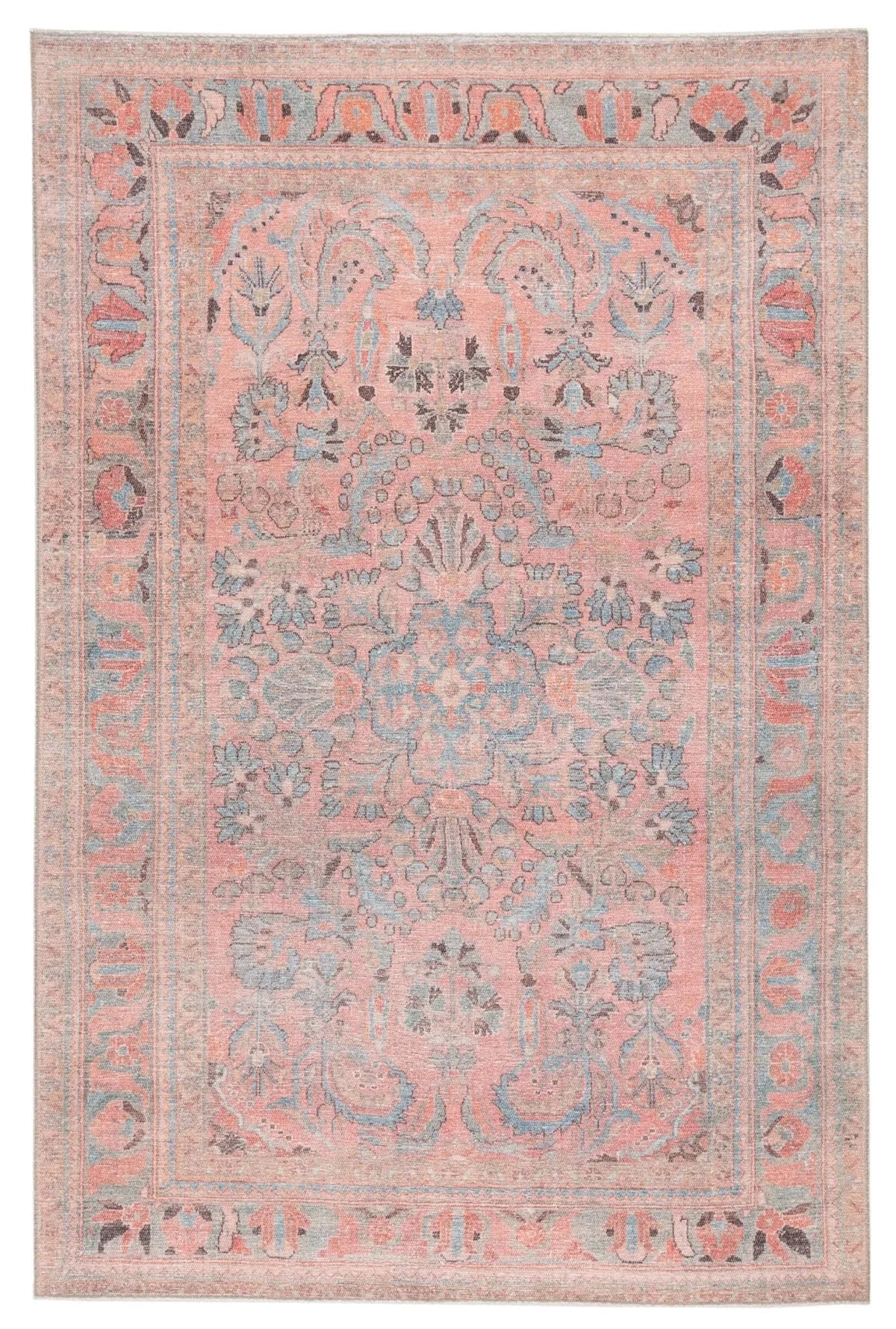 Kindred Knd07 Pippa Pink/Light Blue Rug