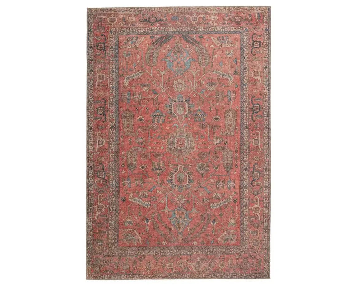 Kindred KND08 Red/Blue Rug