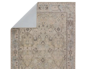 Kindred KND09 Earthy Tan/Green Rug