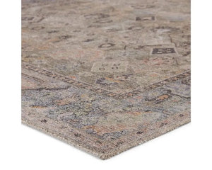 Kindred KND09 Earthy Tan/Green Rug