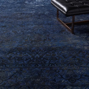 Lacuna LAC01 Blue/Silver Rug