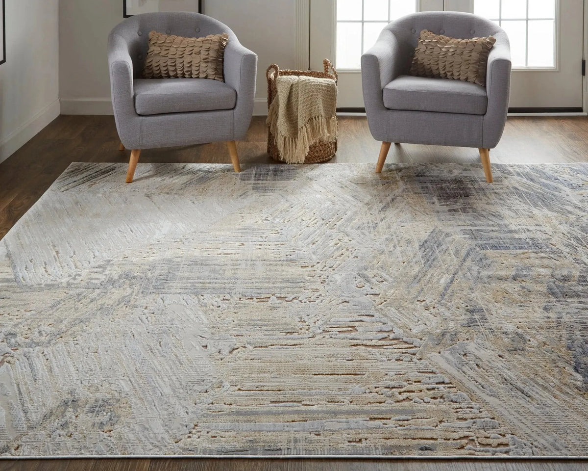 Laina LAI39G6F Tan/Ivory Rug
