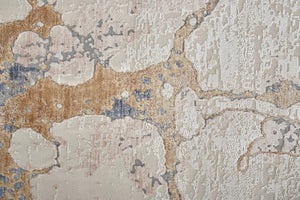 Laina LAI39G8F Tan/Blue Rug