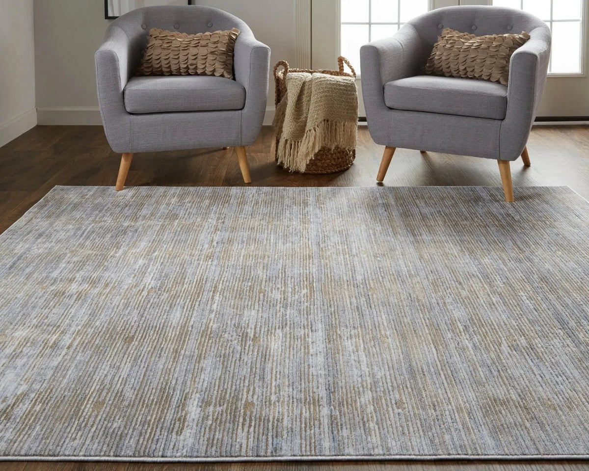Laina LAI39GAF Taupe/Silver Rug