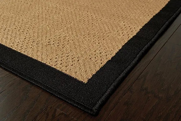 Lanai 525X Beige/ Black Rug
