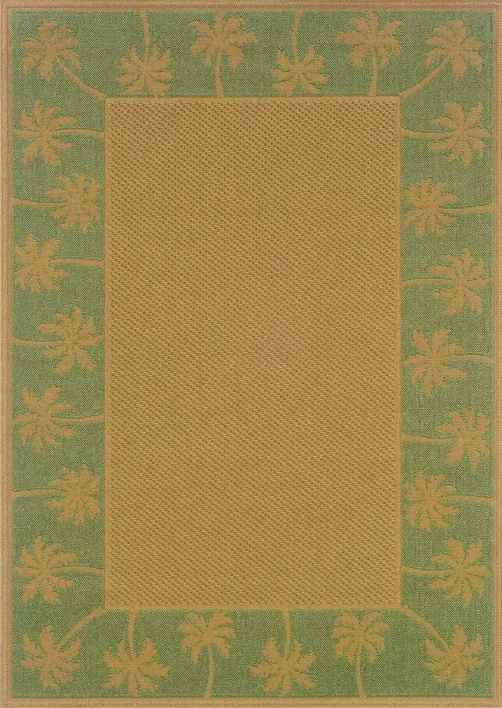 Lanai 606F Beige/ Green Rug