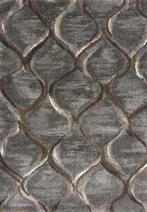 Landscapes 5906 Groove Charcoal Rug