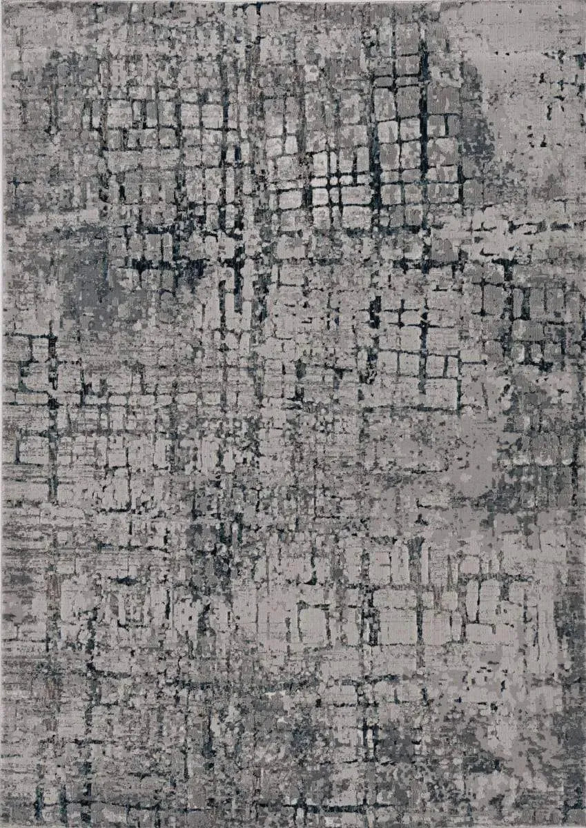 Lara 7251 Grey/Teal Highland Rug