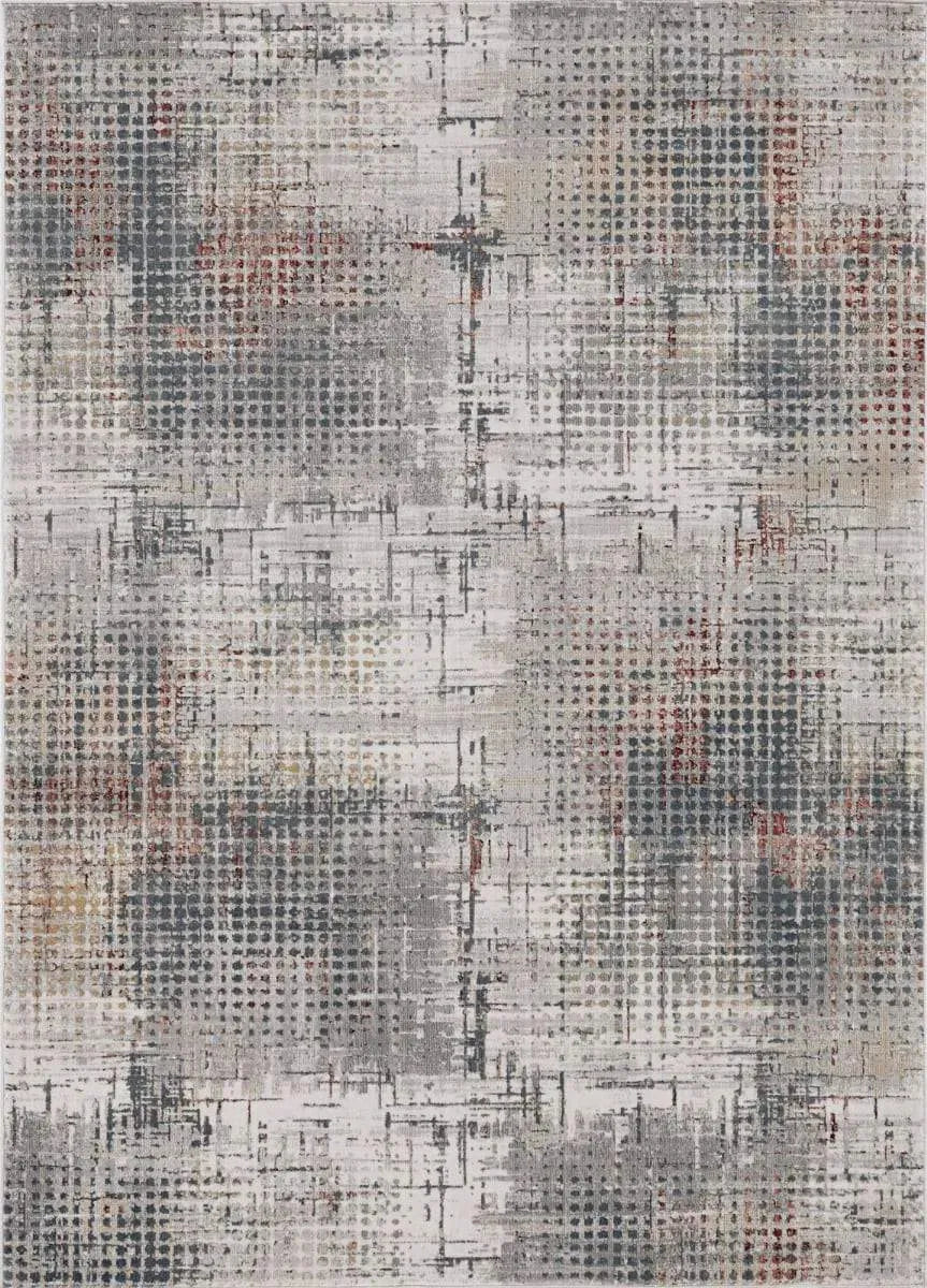Lara 7253 Grey/Brick Inspire Rug