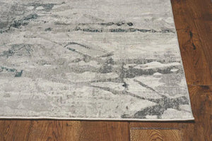 Lara 7255 Grey/Teal Whisper Rug