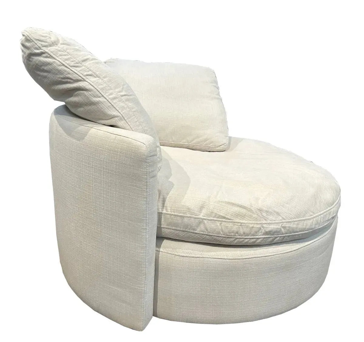 Large Round Swivel Chair