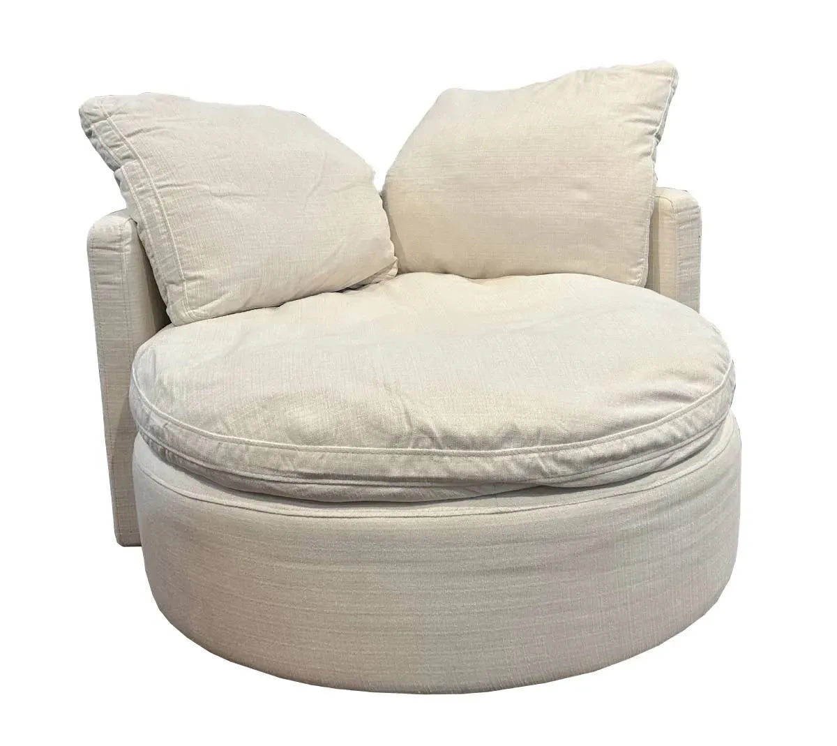 Large Round Swivel Chair