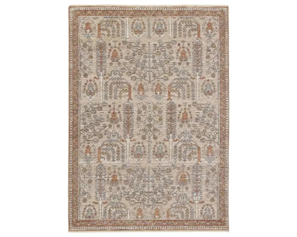 Lark LAR05 Taupe/Cream Rug