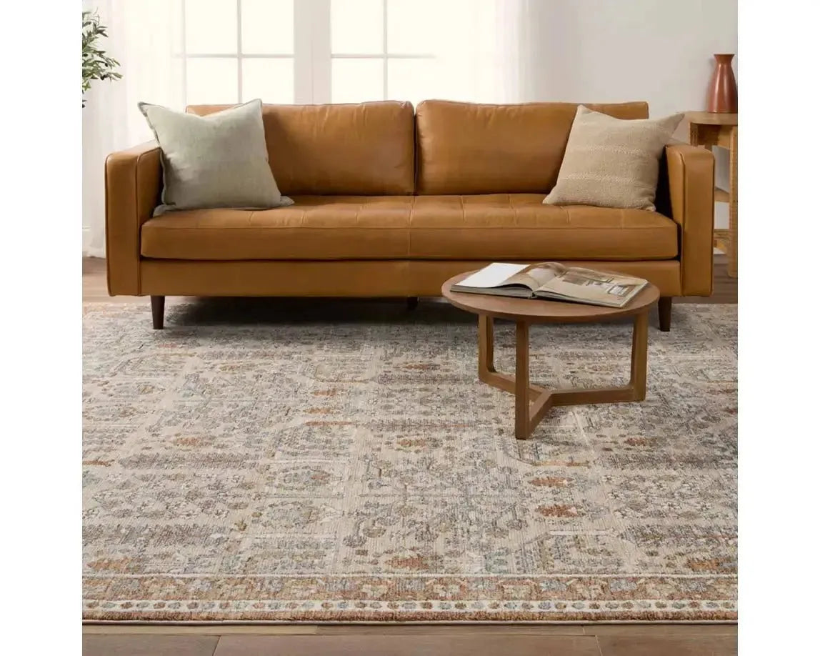 Lark LAR05 Taupe/Cream Rug