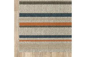 Latitude 602W Grey/Blue Rug