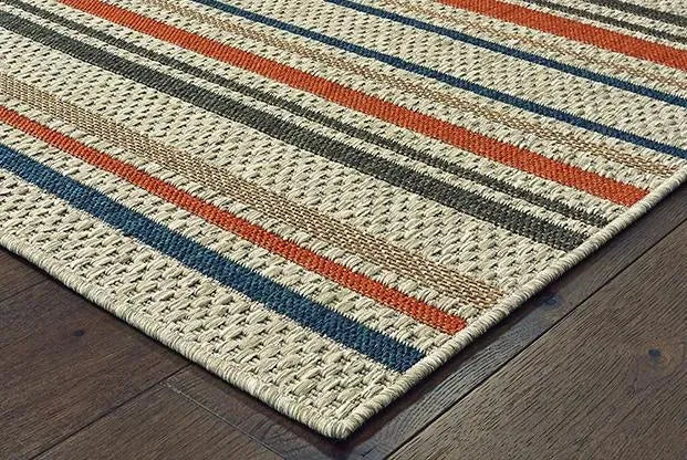 Latitude 602W Grey/Blue Rug