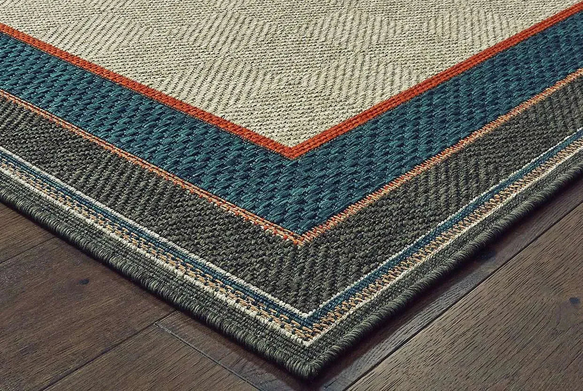 Latitude 8021L Grey Blue Rug