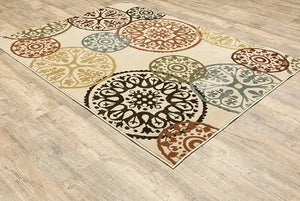 Laurel 2733H Beige/Multi Rug