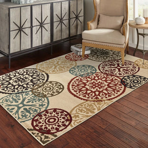 Laurel 2733H Beige/Multi Rug