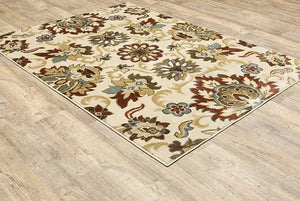 Laurel 3357M Ivory/Multi Rug
