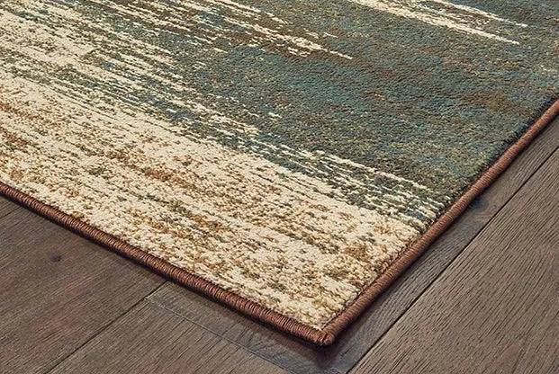 Laurel 3504H Brown/Blue Rug
