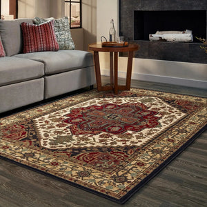 Laurel 5100C Black/Multi Rug