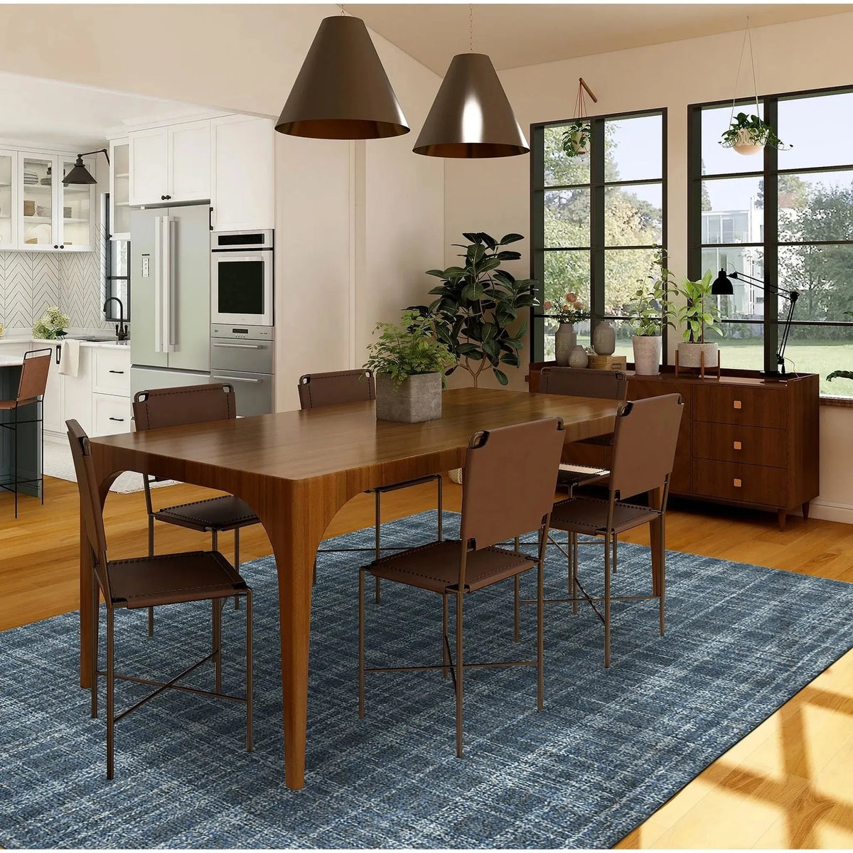 Laurel LAU-2 Turquoise Rug