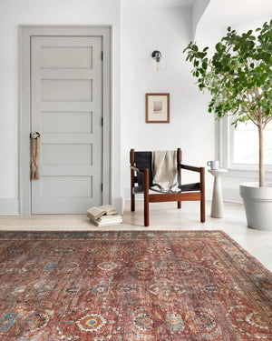 Layla LAY-01 Brick/Blue Rug