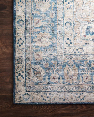 Layla LAY-07 Blue/Tangerine Rug