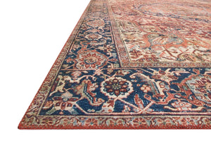 Layla LAY-08 Red/Navy Rug