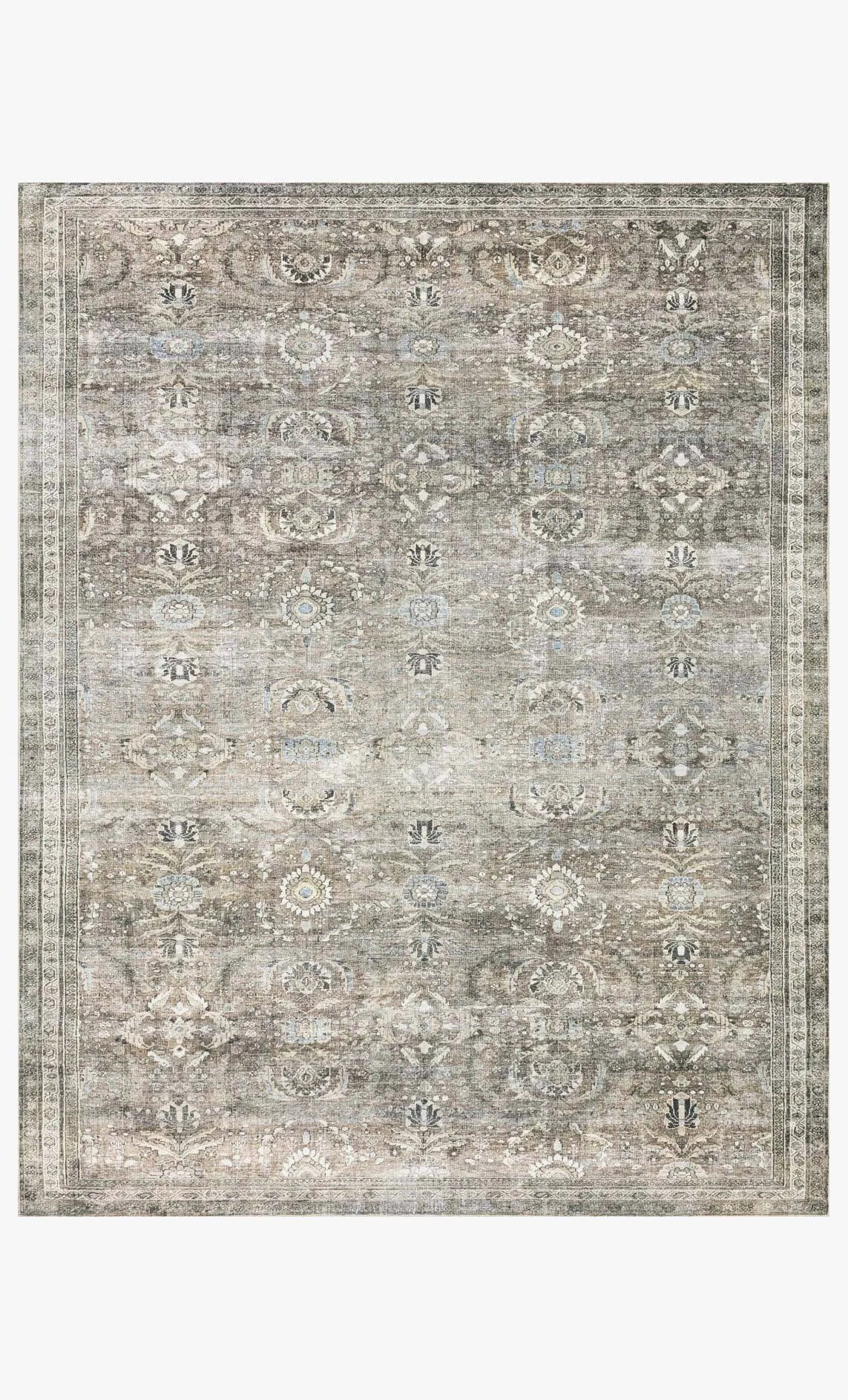 Layla Lay-13 Antique/Moss Rug