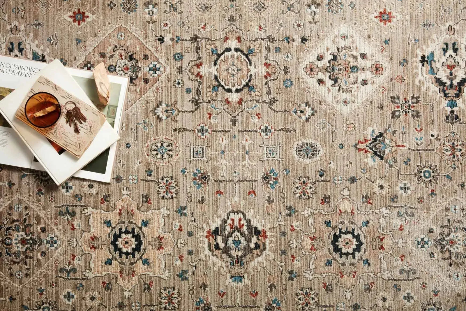 Leigh Lei-02 Dove/Multi Rug