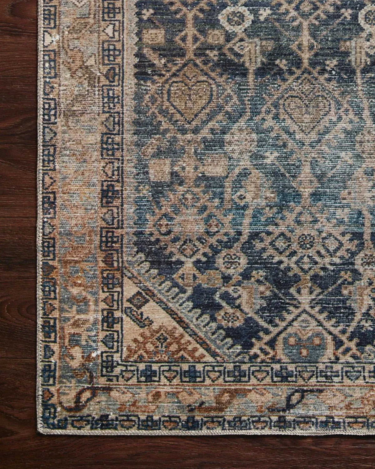 Lenna By Magnolia Home Lea-01 Indigo/Natural Rug