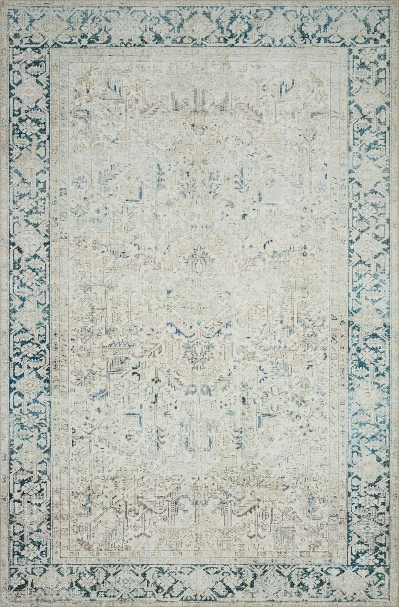 Lenna By Magnolia Home Lea-06 Natural/Denim Rug